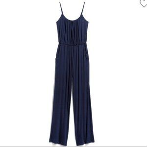 Kaleigh Adalia Navy Knit Jumpsuit Sz S